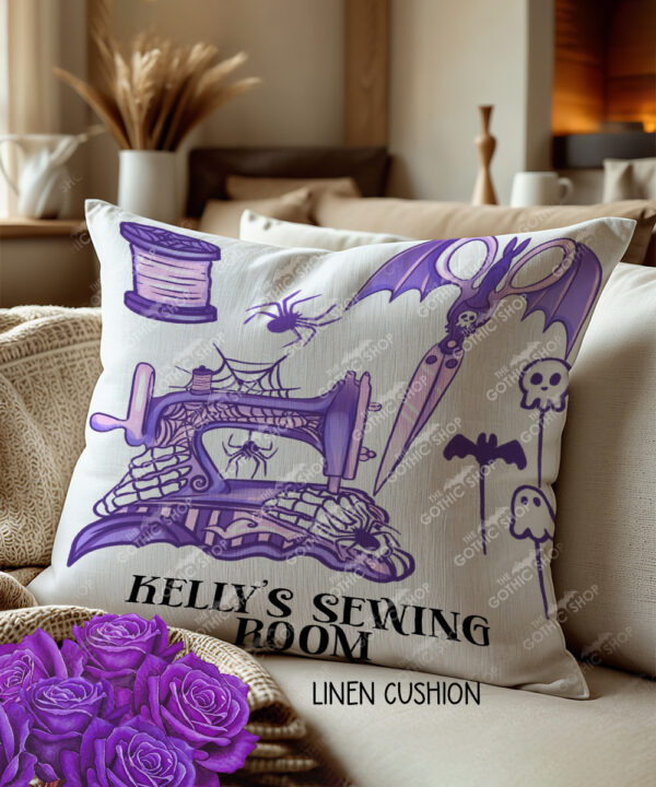 19196 sew magical gothic velvet cushion 2