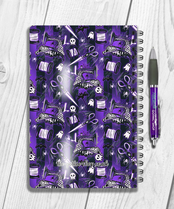 19198 sew magical gothic a5 notebook 2