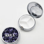 19229 personalised purple moth mushroom gothic witchy pill pot 2