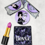 19232 personalised purple moth mushroom gothic witchy mirror 2