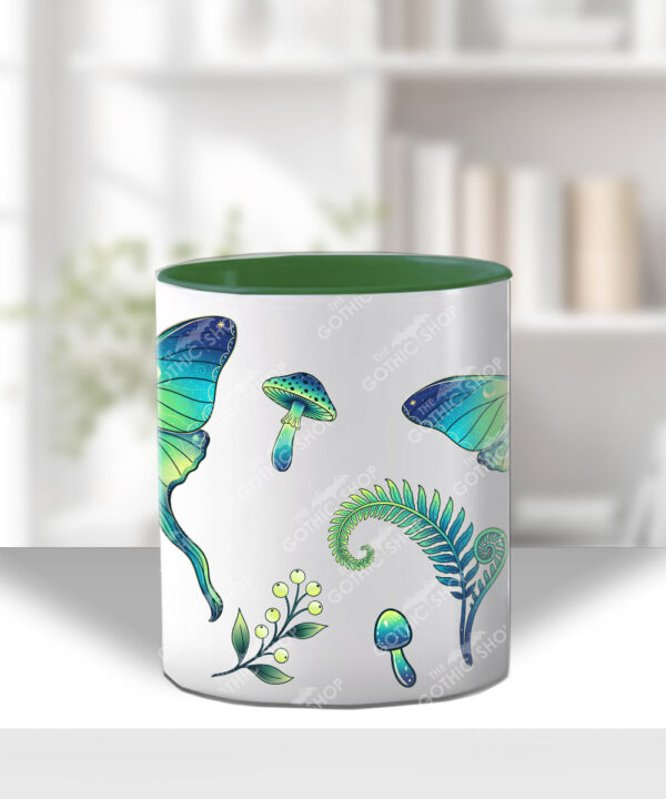 19235 personalised green moth gothic witchy mug 1
