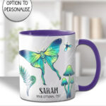 19235 personalised green moth gothic witchy mug 2