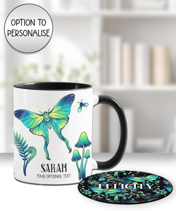 19235 personalised green moth gothic witchy mug 4