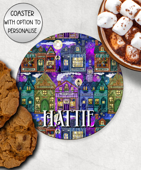 19265 personalised witchy village coaster 1
