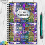 19274 personalised witchy village a5 notebook 1