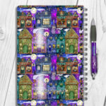 19274 personalised witchy village a5 notebook 2