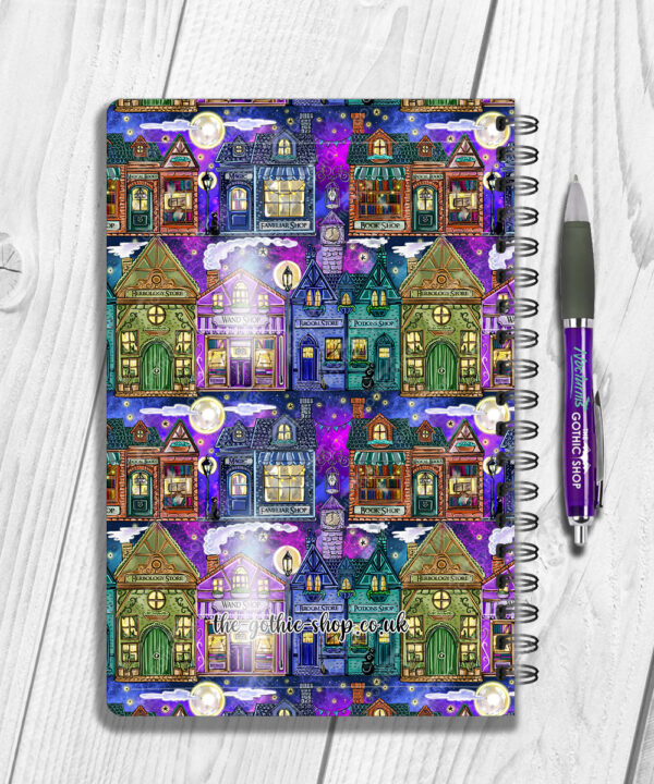 19274 personalised witchy village a5 notebook 2