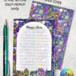 19275 personalised witchy village a6 notepad