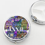 19281 personalised witchy village pill pot 2