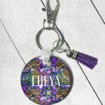 19282 personalised witchy village keyring 1