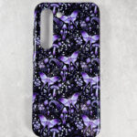 mystic forest green moths & mushrooms witchy gothic gothic phone case for iphone 17, iphone 16, 15, 14, magsafe, samsung galaxy s24, s25