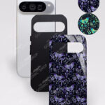 mystic forest green moths & mushrooms witchy gothic gothic phone case for iphone 17, iphone 16, 15, 14, magsafe, samsung galaxy s24, s25