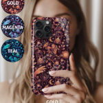 cosmic flora celestial witchy phone case for iphone 17, iphone 16, 15, 14, magsafe, samsung galaxy s24, s25
