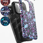 cosmic flora celestial witchy phone case for iphone 17, iphone 16, 15, 14, magsafe, samsung galaxy s24, s25