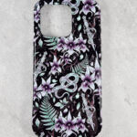 ghost orchid & serpent whimsical phone case for iphone 17, 16, 15, 14, magsafe, samsung s24, s25, pixel