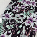ghost orchid & serpent whimsical phone case for iphone 17, 16, 15, 14, magsafe, samsung s24, s25, pixel