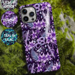 ghost orchid & serpent whimsical phone case for iphone 17, 16, 15, 14, magsafe, samsung s24, s25, pixel