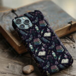 dark academia phone case for iphone 17, 16, 15, 14, magsafe, samsung s24, s25, pixel