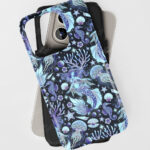 siren reef phone case for iphone 17, 16, 15, 14, magsafe, samsung s24, s25, pixel
