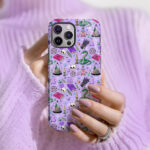 the witch is in witchy purple goth tough phone case for iphone samsung pixel