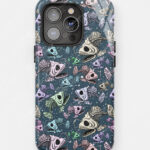 angler skelly fish tough phone case for iphone samsung pixel