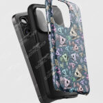 angler skelly fish tough phone case for iphone samsung pixel
