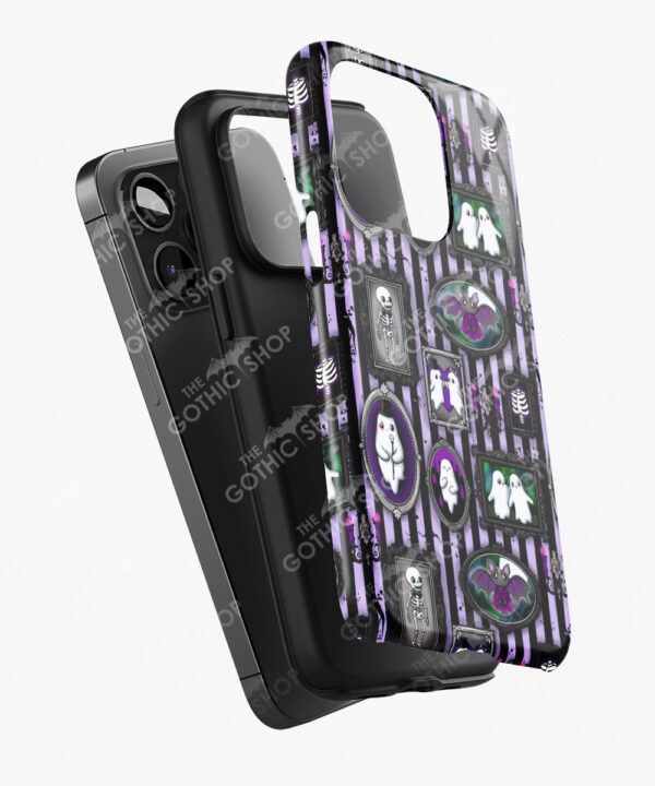 haunted mansion wall gothic tough phone case for iphone samsung pixel