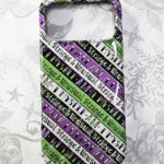 i myself am strange & unusual stripes gothic tough phone case for iphone samsung pixel