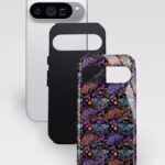 whimsical moths tough phone case for iphone samsung pixel