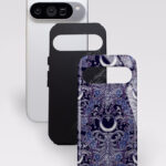 floral ribcage tough gothic phone case for iphone samsung pixel