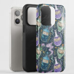 witch's potions tough gothic phone case for iphone samsung pixel