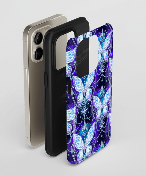 whimsical butterflies tough gothic phone case for iphone samsung pixel