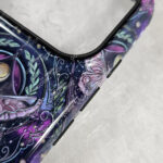 whimsical moths & moons tough gothic phone case for iphone samsung pixel