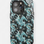 winter dragon tough gothic phone case for iphone samsung pixel