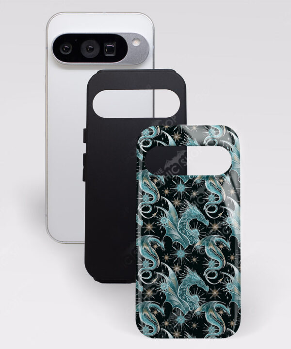 winter dragon tough gothic phone case for iphone samsung pixel