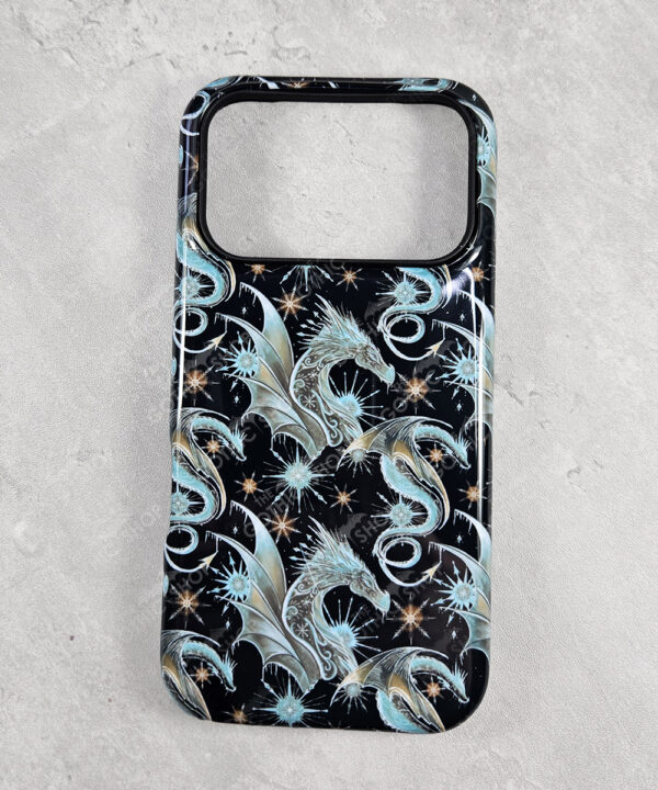 winter dragon tough gothic phone case for iphone samsung pixel