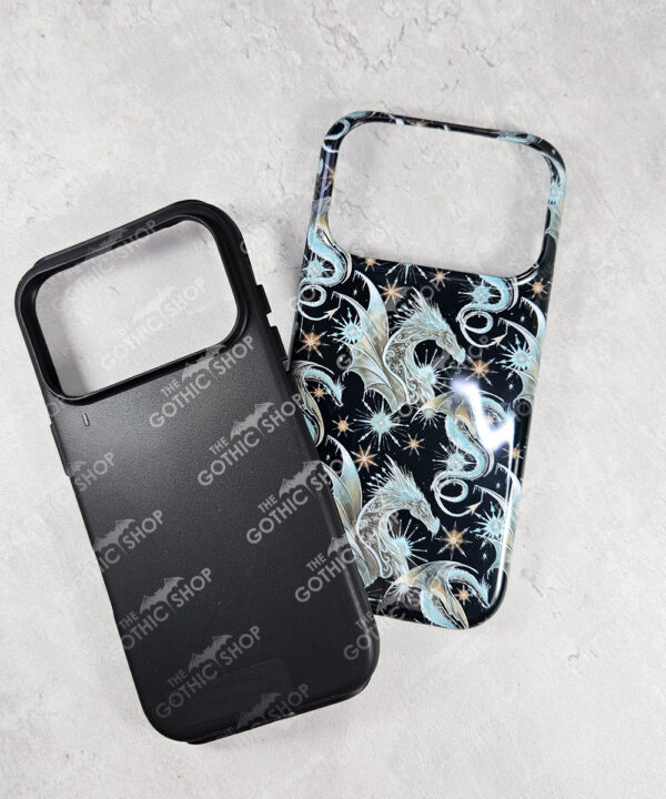 winter dragon tough gothic phone case for iphone samsung pixel