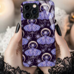 winter moths tough gothic phone case for iphone samsung pixel