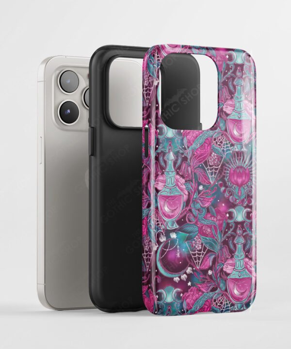 witch's garden tough gothic phone case for iphone samsung pixel