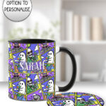 19326 personalised summer ghosts mug coaster 1