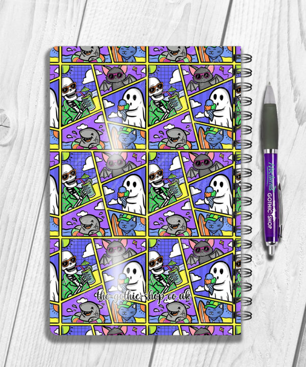 19329 personalised summer ghosts a5 notebook 2