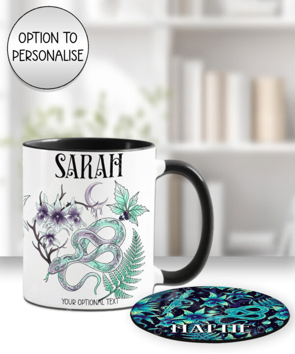 19339 personalised serpent mug coaster