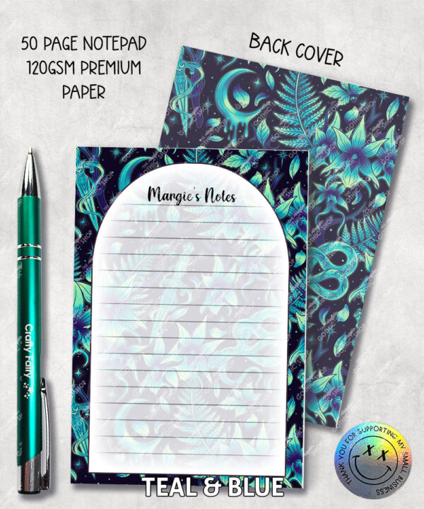 19348 personalised ghost orchid notepad 2