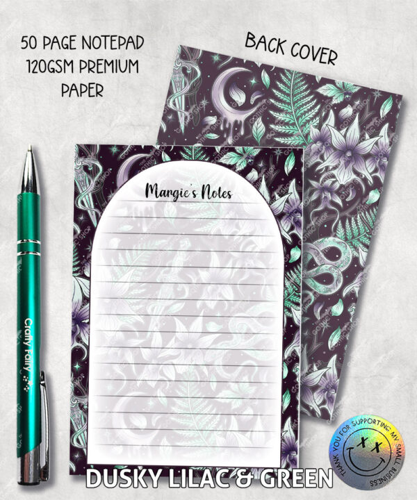 19348 personalised ghost orchid notepad 3