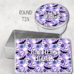 19359 personalised cute gothic print storage tin 3