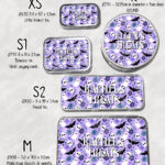19359 personalised cute gothic print storage tin 5