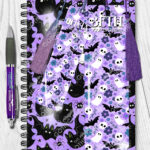 19365 personalised cute gothic metal bookmark 1