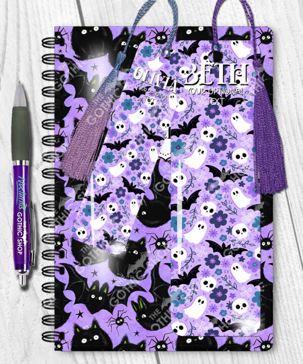 19365 personalised cute gothic metal bookmark 1