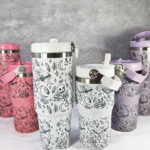 spell books black doodle sketches 20 or 30oz gothic travel tumbler