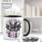 19379 spill the tea bat mug coaster